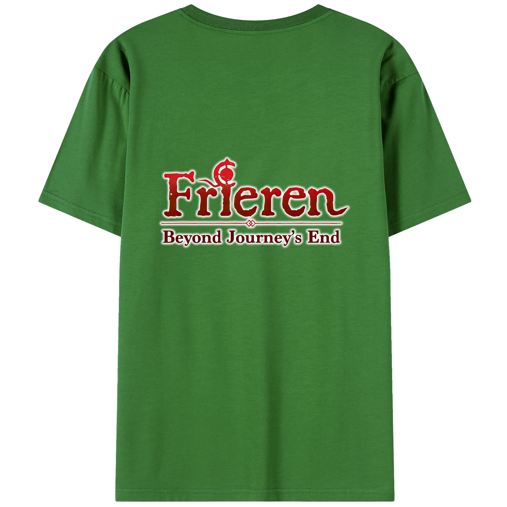 （画像用） 葬送のフリーレン Frieren レディース半袖Tシャツ(バックプリント)